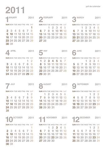 pdf de calendar