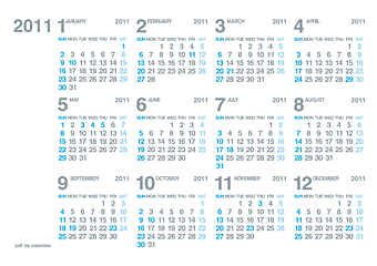 pdf de calendar