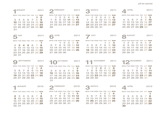 pdf de calendar