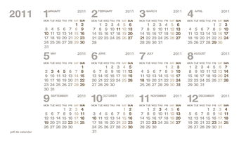 pdf de calendar