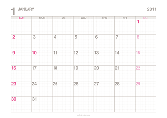 pdf de calendar