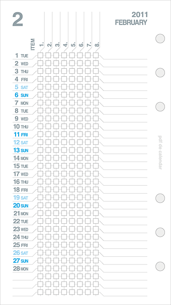 pdf de calendar